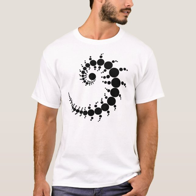 Ufo-skörden cirklar t-shirt (Framsida)
