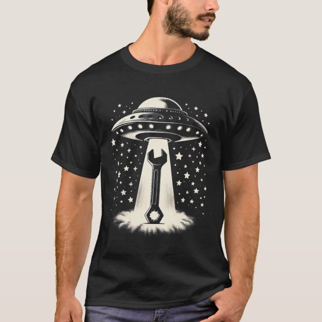 UFO Skruvnyckelstråle T Shirt (Framsida)