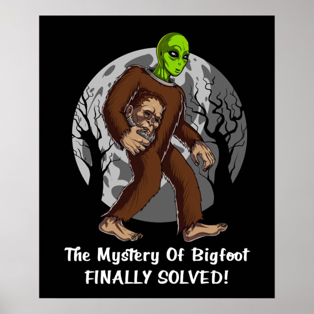 UFO: Space Alien Bigfoot Conspiracy Myasty Solved  Poster (Framsidan)