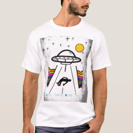 UFO Space Alien Spaceship Abductee T Shirt