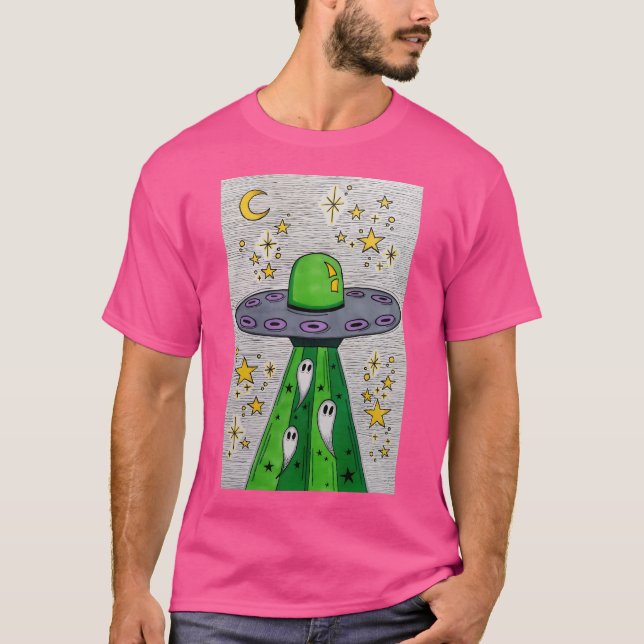 Ufo Spöken T Shirt (Framsida)