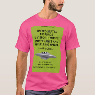 Ufo Sports Model Maintenance Refuing Manual T Shirt