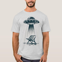 UFO-strandstol - Sällsam och rolig utomjording-upp