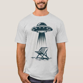 UFO-strandstol - Sällsam och rolig utomjording-upp T Shirt