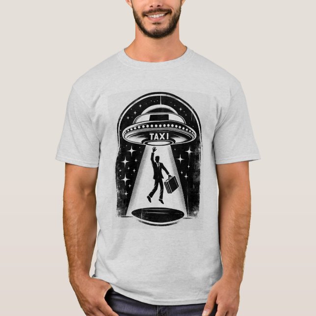 UFO Taxi T-Shirt (Framsida)