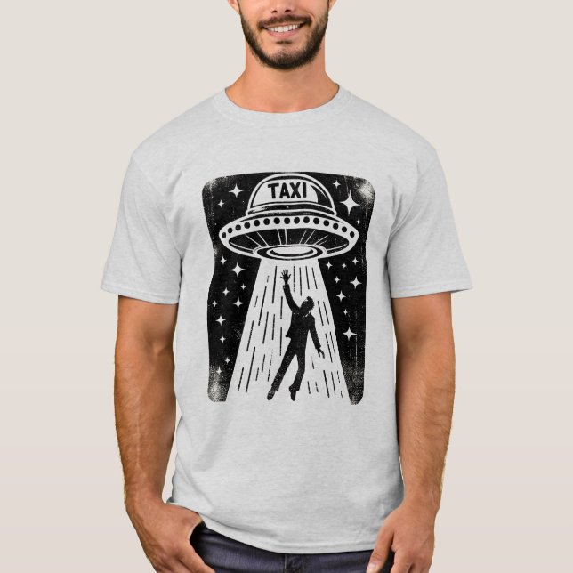 UFO Taxi T-Shirt (Framsida)