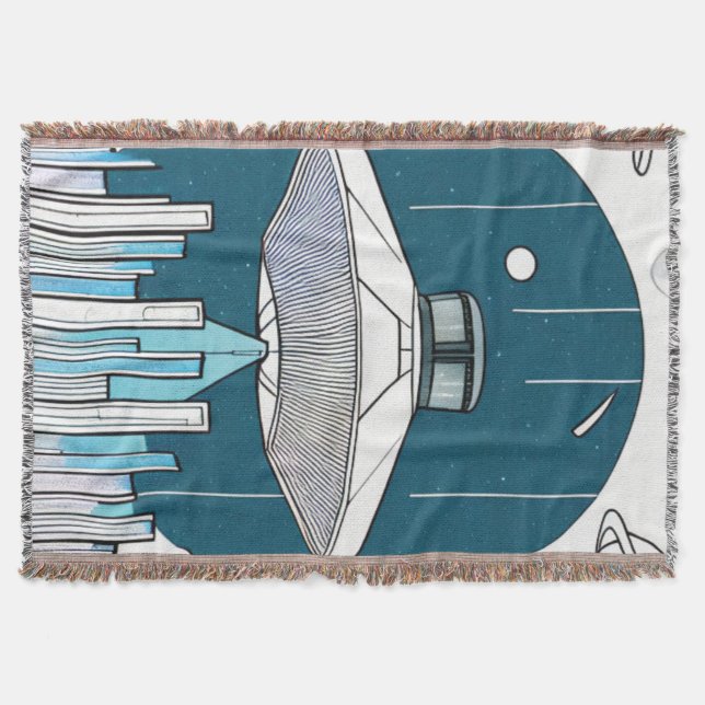 Ufo Throw Blanket Filt (Framsidan)