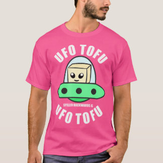 Ufo Tofu har stavats bakåt i Ufo Tofu - Lustigt To T Shirt