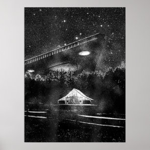 UFO TRB Triangle Rackecraft Alien Manar Womens Poster
