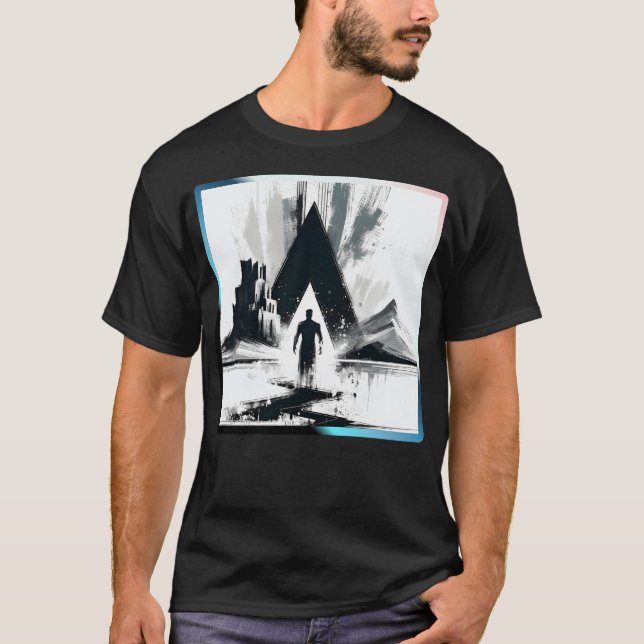 Ufo Triangle T Shirt (Framsida)