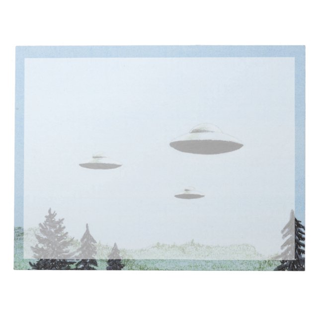 UFO Trio Anteckningsblock (Framsida)