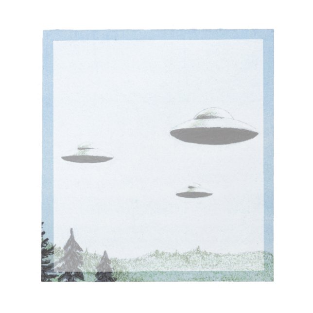 UFO Trio Anteckningsblock (Framsida)