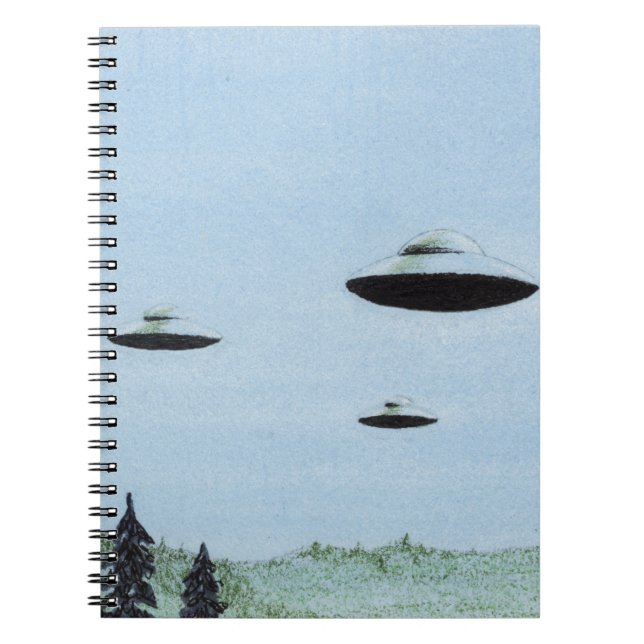 UFO Trio Anteckningsbok (Framsidan)