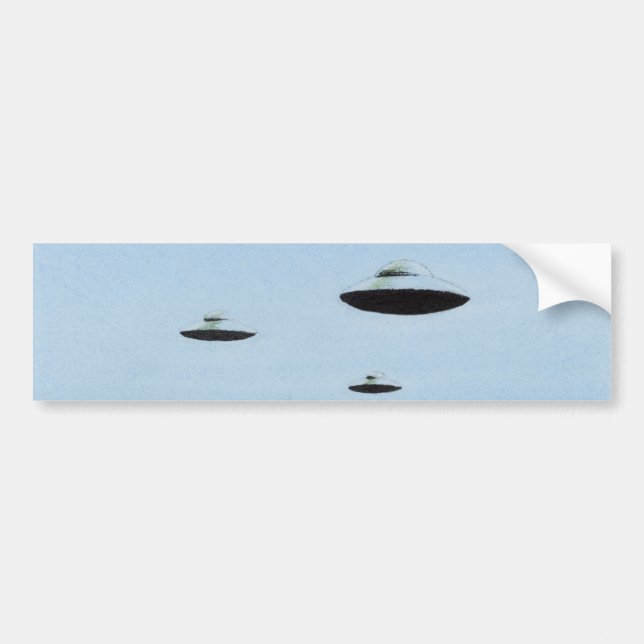 UFO Trio Bildekal (Framsidan)