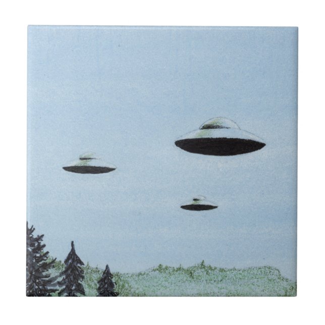 UFO Trio Kakelplatta (Framsidan)