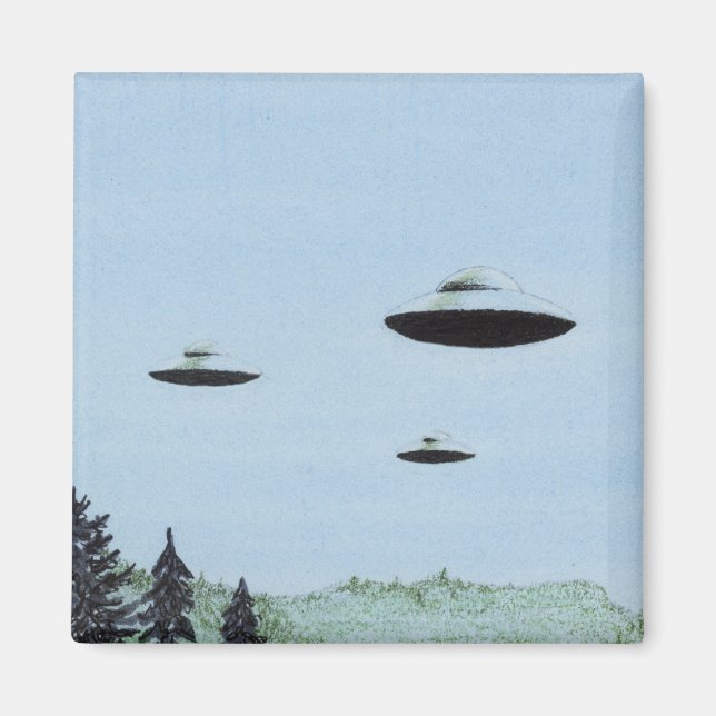 UFO Trio Magnet (Framsidan)
