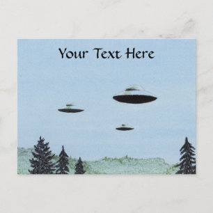 UFO Trio vykort