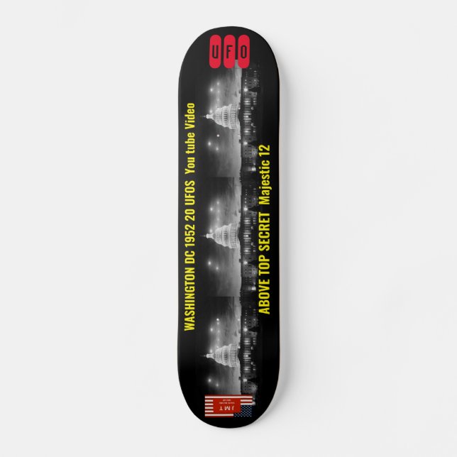 UFO-TVÄTTA DC 1952 Skateboard (Framsida)