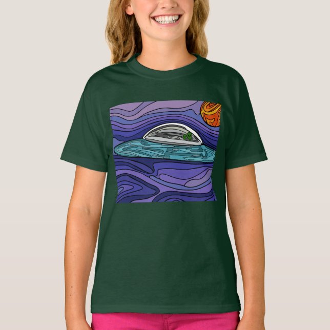 UFO UAP-paranormal (UFO UAP) T Shirt (Framsida)