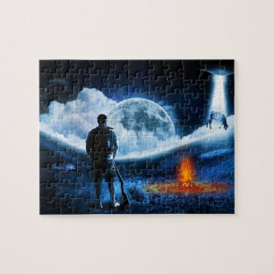 UFO utomjording boskap bortförande rymdskepp Pussel