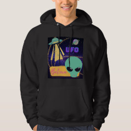 ufo, utomjording tro hoodie