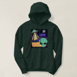 ufo, utomjording tro hoodie