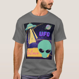 ufo, utomjording tro t shirt
