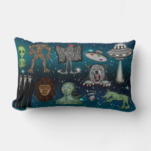 UFO-Utomjordingar Chupacabra Bigfoot Cryptids Lumbarkudde