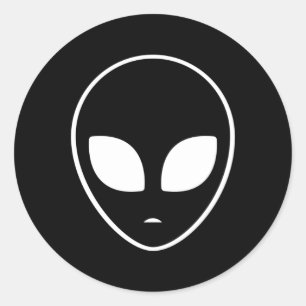 Ufo Utomjordingars Ufo Rymdområde 51 Funny Gift Runt Klistermärke