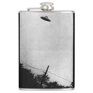 UFO Utomjordisk Alien Rymdfarkost Topphemlig Fickplunta