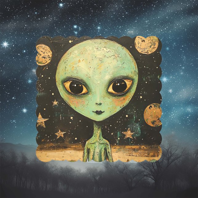 UFO-utomlindning  Underlägg Papper (Skapare uppladdad)