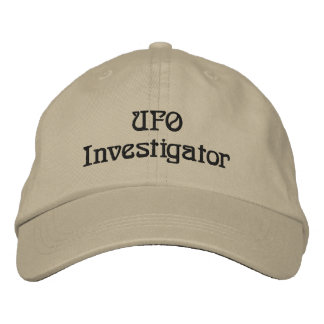 UFO-utredare Embroized Hat Broderad Keps