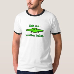 Ufo-väderballon, roligt för stor smällteori luf t shirt