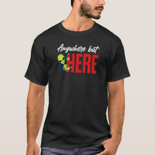 Ufo var som helst, men här grafiskt Alien T Shirt