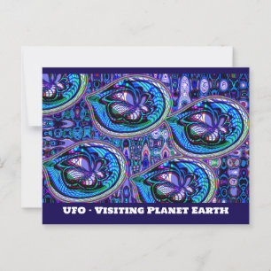 UFO - Visiting Planet Earth Vykort