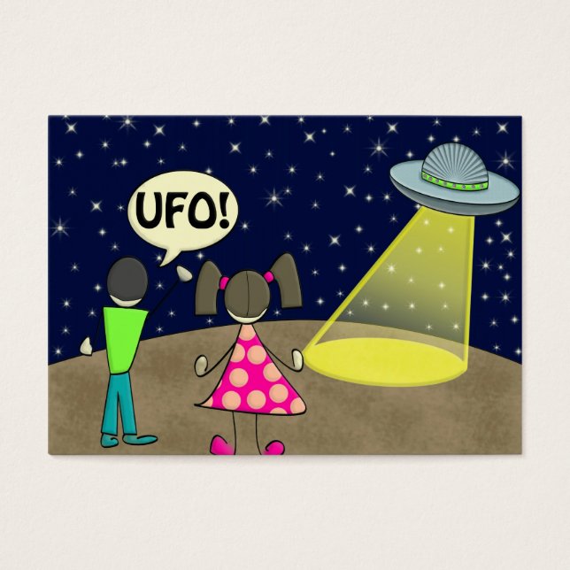 ufo visitkort (Framsidan)