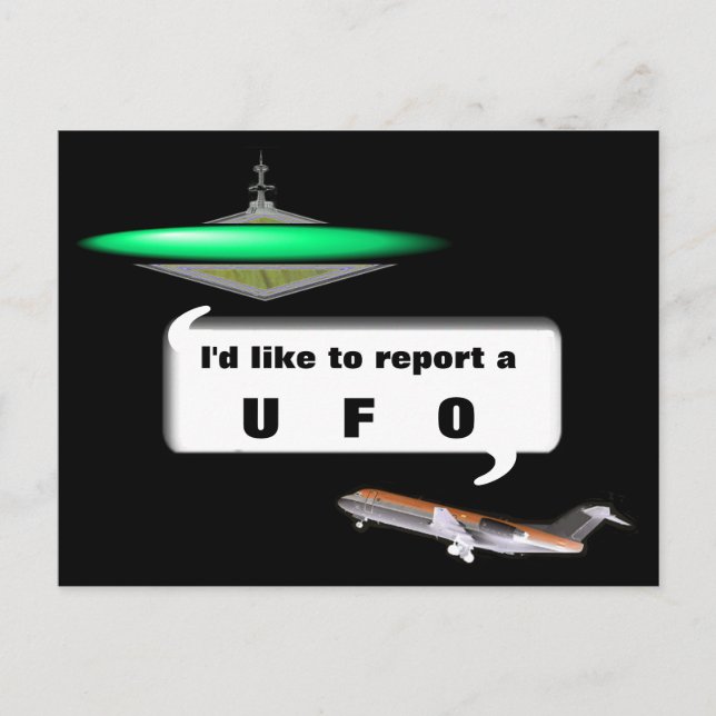 UFO VYKORT (Framsida)