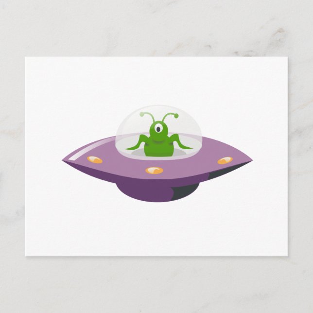 ufo vykort (Framsida)