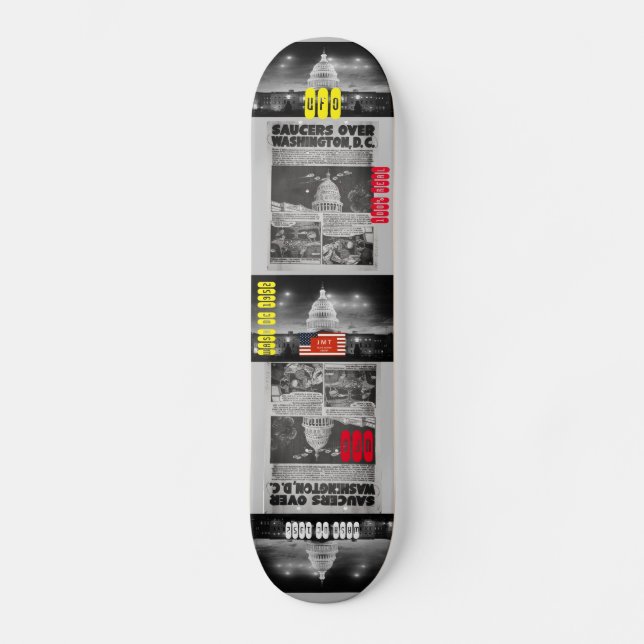 UFO  WASH DC  JMT Skateboard (Framsida)