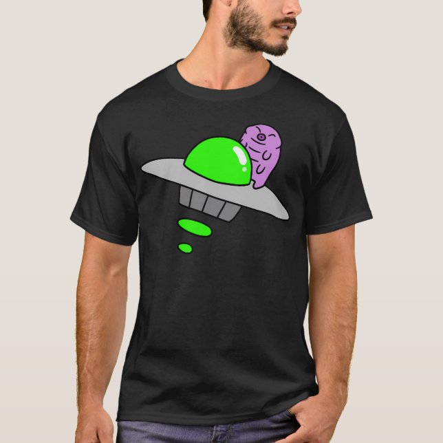 Ufo Waterbjörn T Shirt (Framsida)