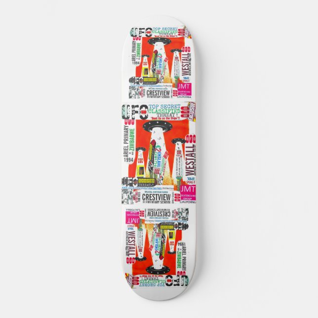 UFOS ÄR REAL Skateboard (Framsida)
