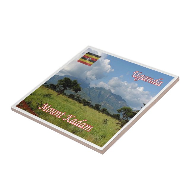 UG009 UGANDA, Mount Kadam, Afrika, Kakelplatta (Sidan)