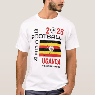 UGANDA 2026 Fotbollsfan T Shirt