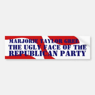 Uganda ansikte Republican Party Marjorie Taylor Gr Bildekal