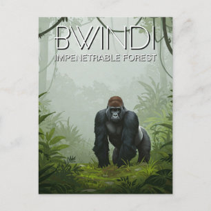 Uganda Bwindi Impenetable Forest nationalpark Vykort