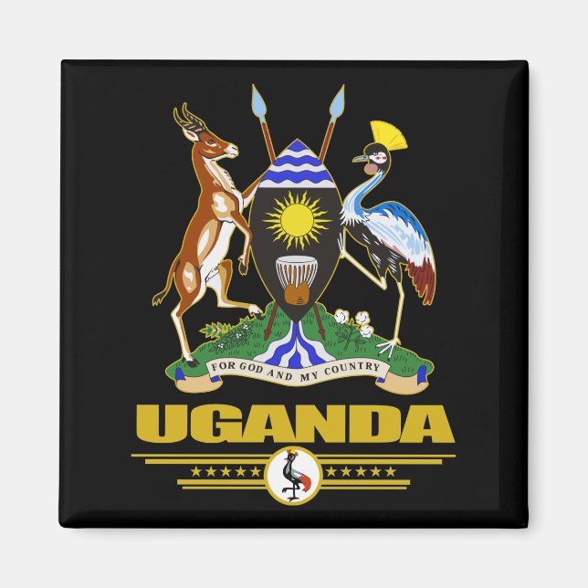 Uganda COA Magnet (Framsidan)