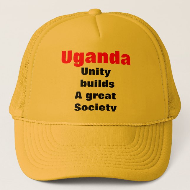 Uganda-enhet Truckerkeps (Framsida)