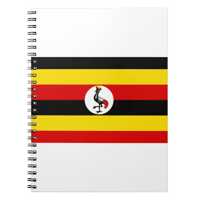 Uganda Flagga Anteckningsbok (Framsidan)