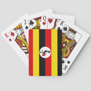 Uganda Flagga Casinokort