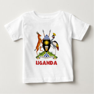 UGANDA - flagga/emblem/vapensköld/symbol Tee Shirt